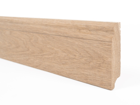 Plinthes Chêne A/B 20x90 non traité 1,5-2,5m Profil Hamburger Altdeutsch Altberliner
